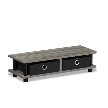 Betterbattery 17099GYW-BK Turn-N-Tube Monitor Stand French Oak Grey & Black BE3038257
